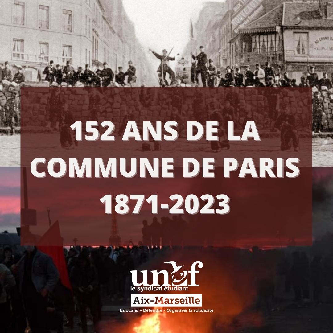 152ème anniversaire de la Commune de Paris 1871-2023 Contre le 49.3 on remet ça
